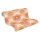 Retro-Blumen-Tapete Braun Orange Gelb Creme - Mustertapete Wellenoptik - Vliestapete AS-Creation (395393)