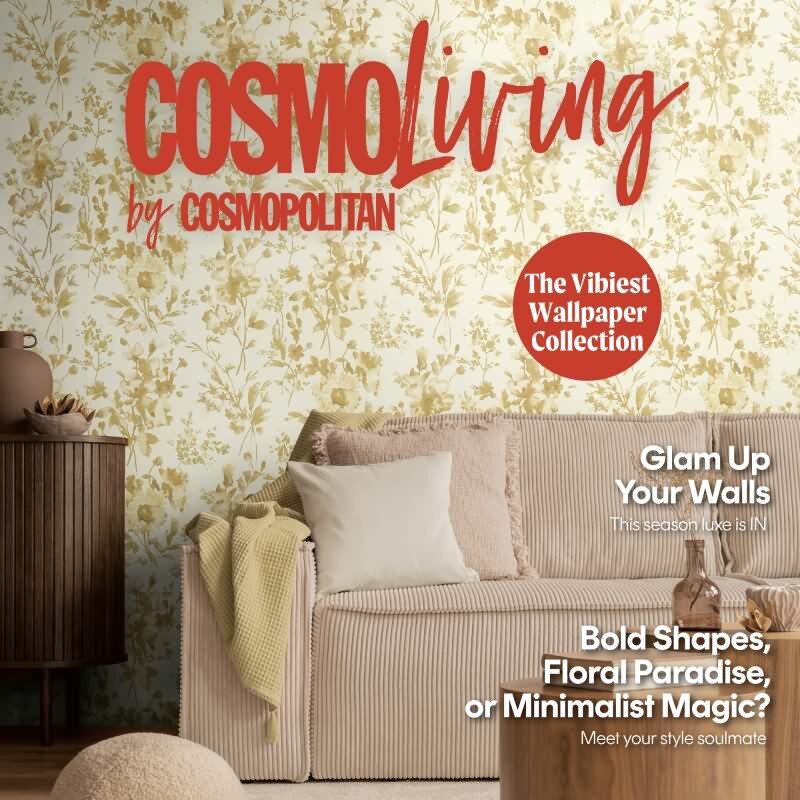 COSMOPOLITAN Vliestapete Blumen Weiß Gold moderne florale Designer Tapete livingwalls (790614)