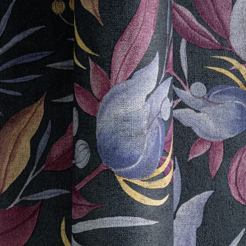 COSMOPOLITAN Vliestapete Blätter Blau Rot moderne Designer Tapete livingwalls (790623)