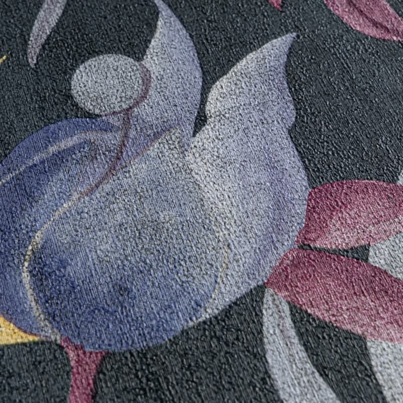 COSMOPOLITAN Vliestapete Blätter Blau Rot moderne Designer Tapete livingwalls (790623)