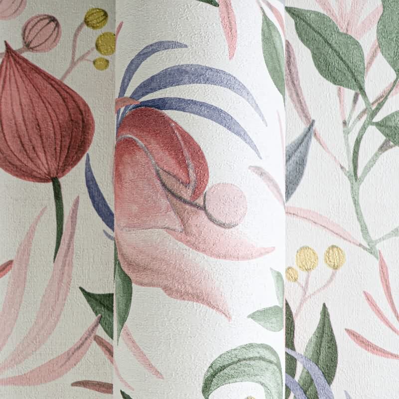 COSMOPOLITAN Vliestapete Blumen Weiß Grün Rosa botanische florale Tapete modern livingwalls (790625)