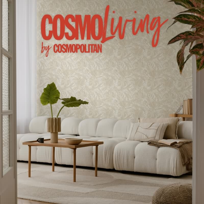 COSMOPOLITAN Vliestapete Dschungel Beige Creme botanische Tapete mit Blättern livingwalls (790631)