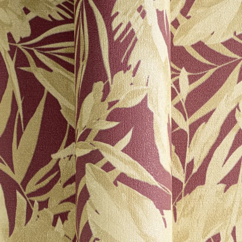 COSMOPOLITAN Vliestapete Dschungel Bordeaux Rot Goldbeige moderne Muster Tapete livingwalls (790635)