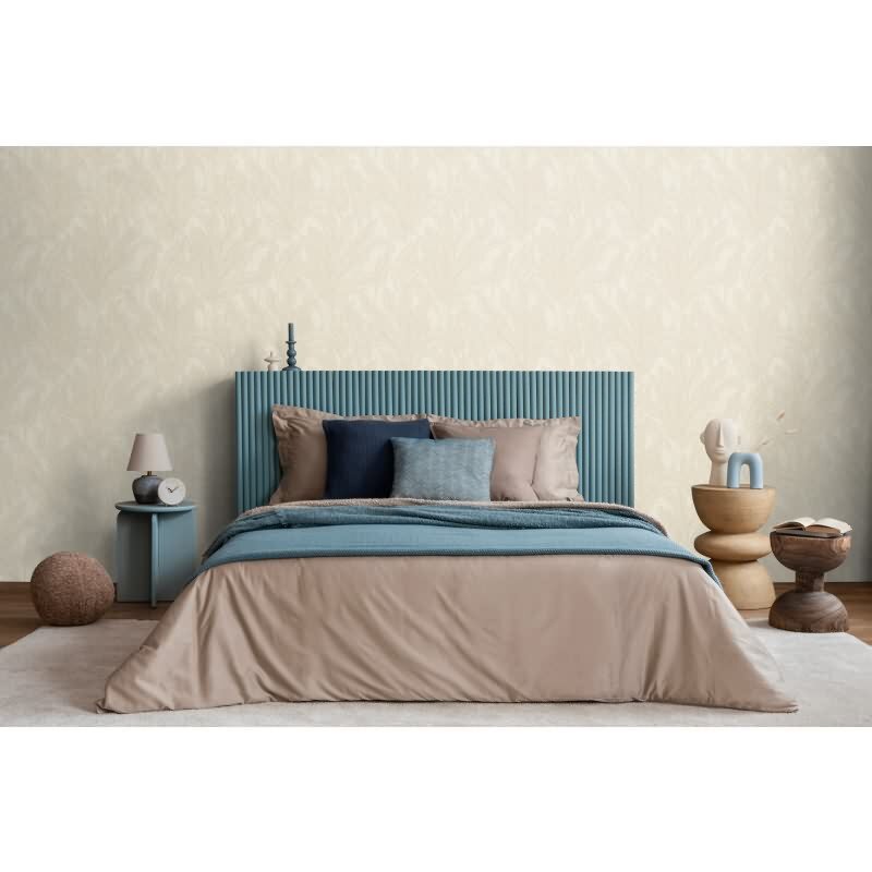 COSMOPOLITAN Vliestapete Blätter Creme Beige moderne Tapete fürs Wohnzimmer livingwalls (790641)