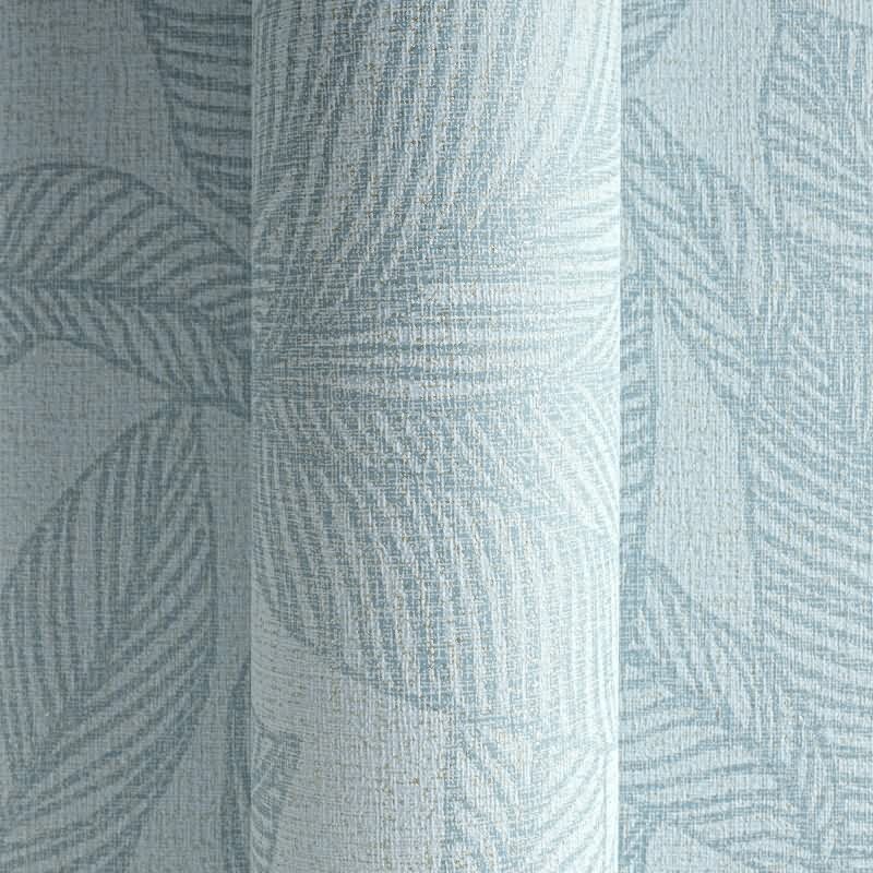 COSMOPOLITAN Vliestapete Hellblau mit Blattstruktur moderne Designer Tapete livingwalls (790643)