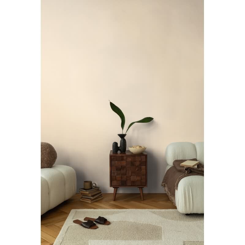 COSMOPOLITAN Vliestapete Beige mit Struktur einfarbige Tapete fürs Schlafzimmer livingwalls (790653)