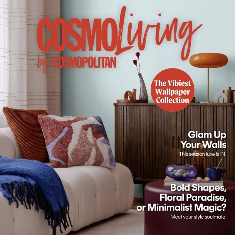 COSMOPOLITAN Vliestapete Hellblau mit Struktur moderne Uni Tapete Metallic livingwalls (790654)