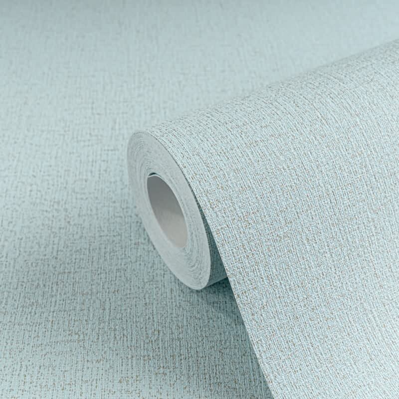 COSMOPOLITAN Vliestapete Hellblau mit Struktur moderne Uni Tapete Metallic livingwalls (790654)