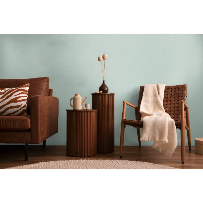 COSMOPOLITAN Vliestapete Hellblau Türkis moderne Struktur Tapete fürs Esszimmer livingwalls (790672)