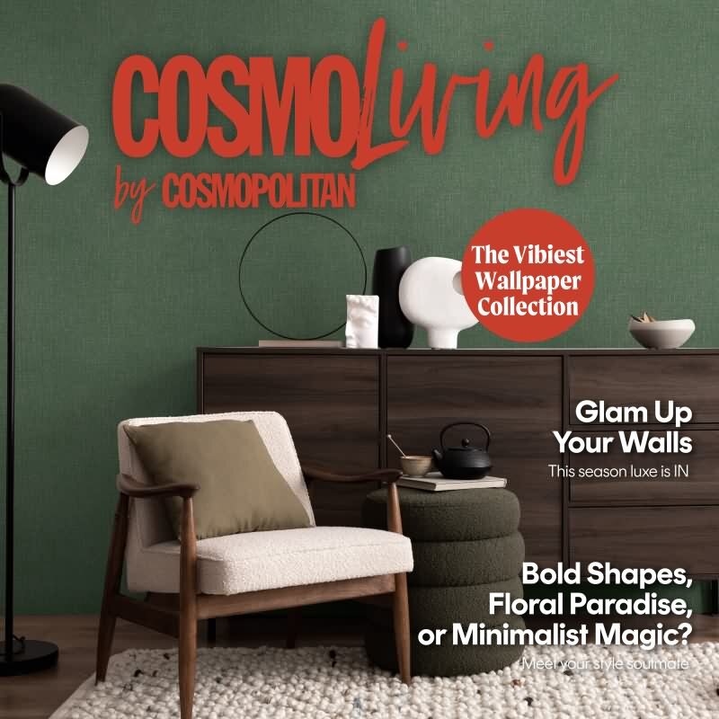 COSMOPOLITAN Vliestapete Smaragdgrün moderne melierte Tapete fürs Wohnzimmer livingwalls (790673)