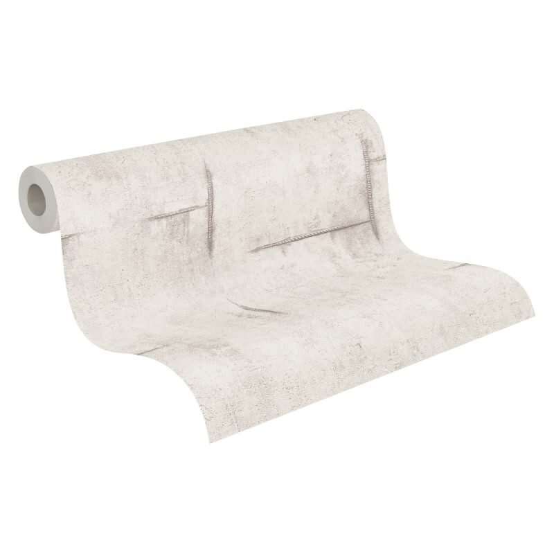 COSMOPOLITAN Vliestapete Betonoptik Weiß Grau moderne Industrial Tapete livingwalls (790851)