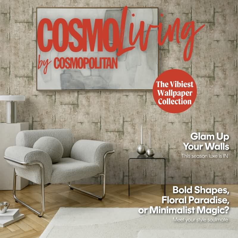 COSMOPOLITAN Vliestapete Betonoptik Braun-Grün Tapete im Vintage Loft Style livingwalls (790854)