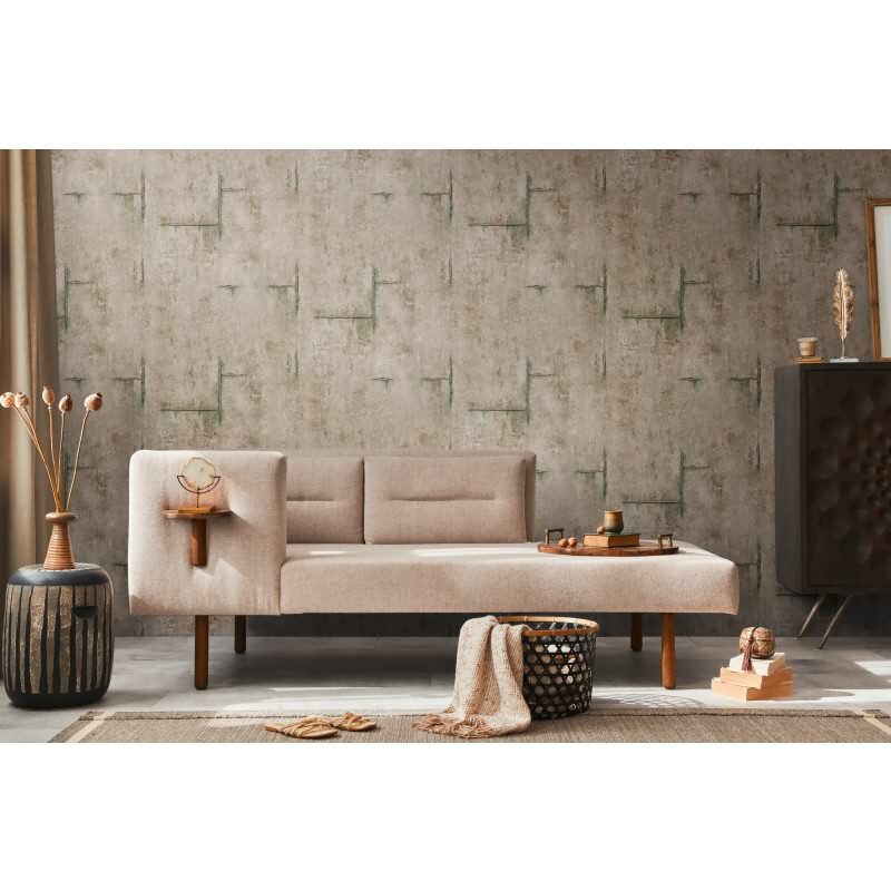 COSMOPOLITAN Vliestapete Betonoptik Braun-Grün Tapete im Vintage Loft Style livingwalls (790854)