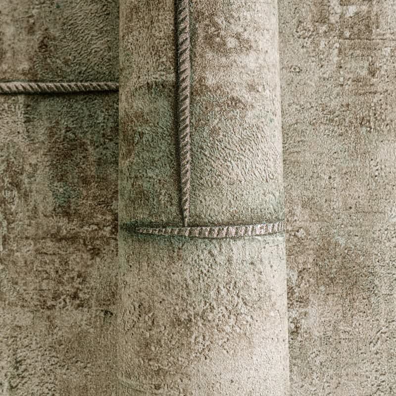 COSMOPOLITAN Vliestapete Betonoptik Braun-Grün Tapete im Vintage Loft Style livingwalls (790854)