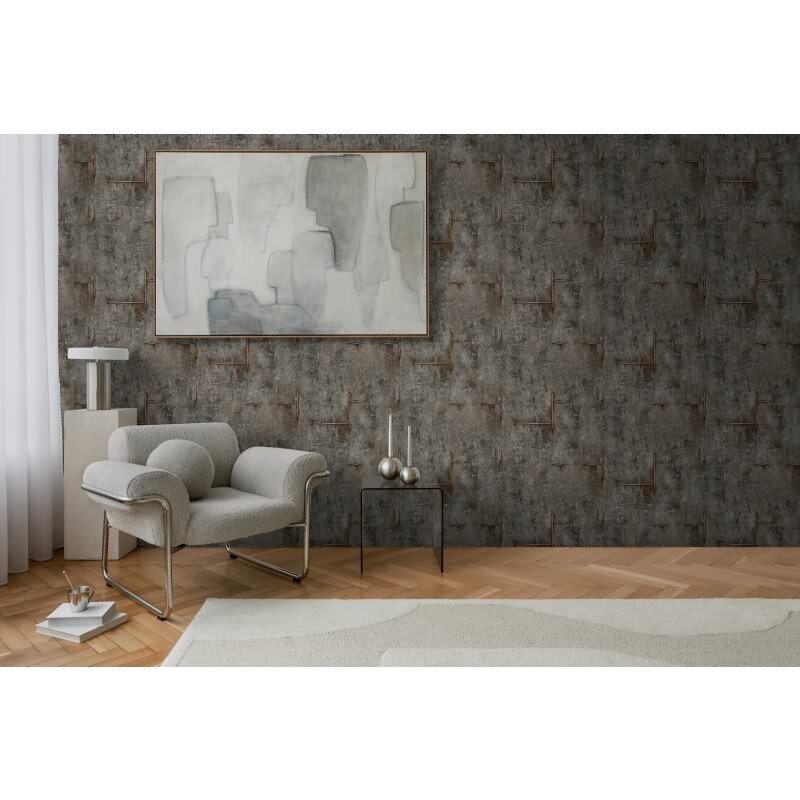 COSMOPOLITAN Vliestapete Betonoptik Anthrazit Schwarz Loft Design Tapete für die Küche livingwalls (790855)