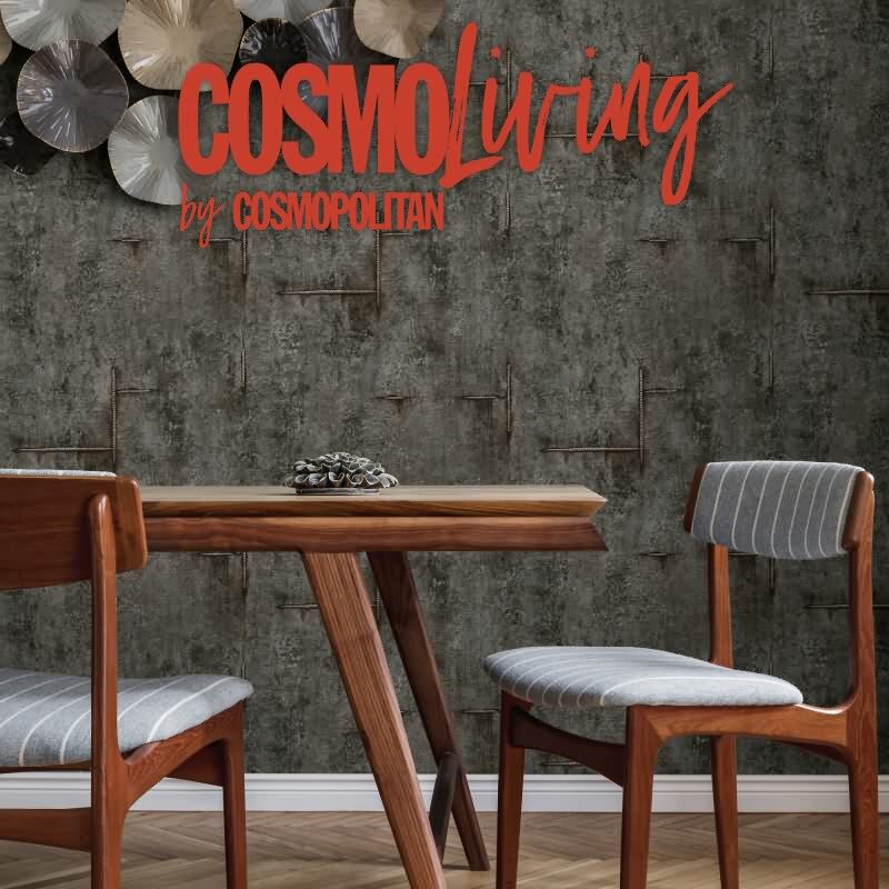 COSMOPOLITAN Vliestapete Betonoptik Anthrazit Schwarz Loft Design Tapete für die Küche livingwalls (790855)