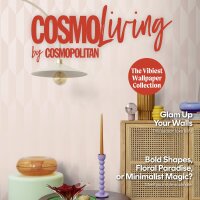 COSMOPOLITAN 3D Vliestapete Rosa moderne geometrische...