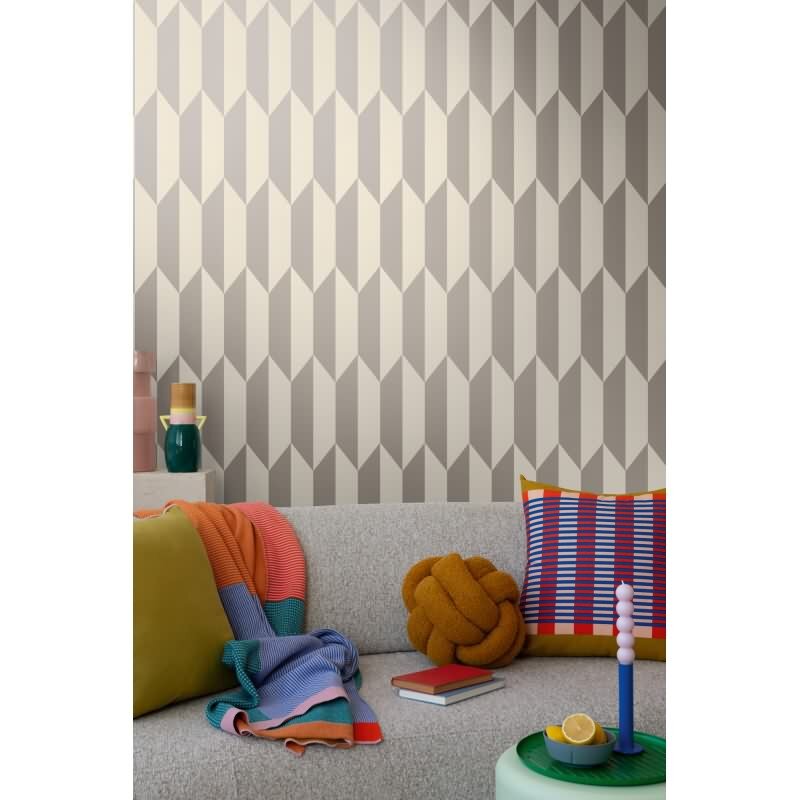 COSMOPOLITAN 3D Vliestapete Grau Silber Weiß moderne Tapete mit Metallic-Effekt livingwalls (790863)