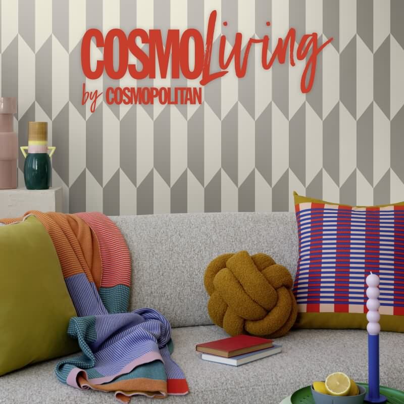 COSMOPOLITAN 3D Vliestapete Grau Silber Weiß moderne Tapete mit Metallic-Effekt livingwalls (790863)