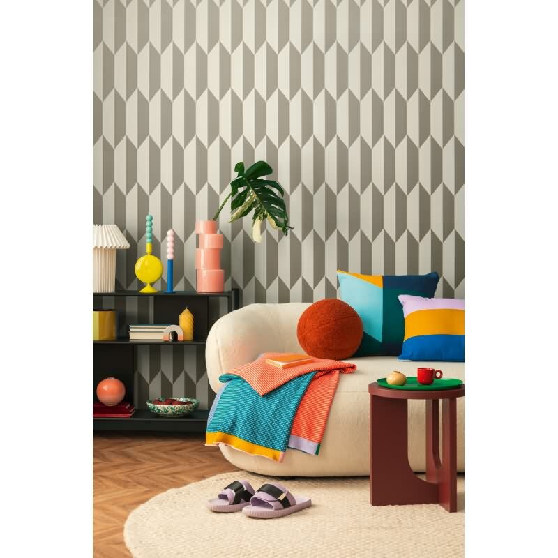 COSMOPOLITAN 3D Vliestapete Silber schimmernde Tapete mit Metallic-Effekt livingwalls (790865)