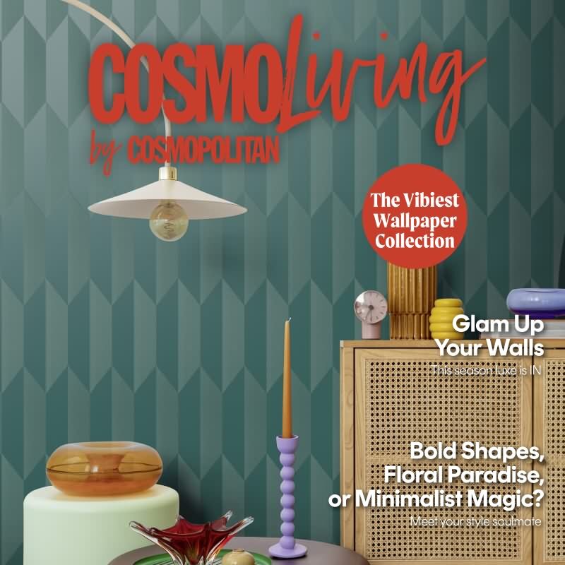 COSMOPOLITAN 3D Vliestapete Petrol Grün moderne Muster Tapete mit Metallic-Effekt livingwalls (790867)