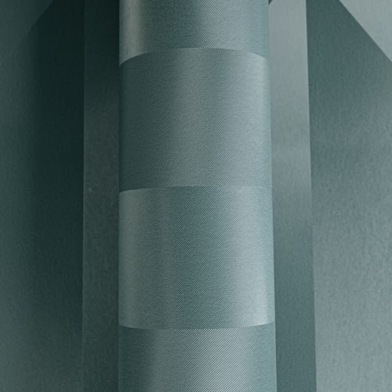 COSMOPOLITAN 3D Vliestapete Petrol Grün moderne Muster Tapete mit Metallic-Effekt livingwalls (790867)
