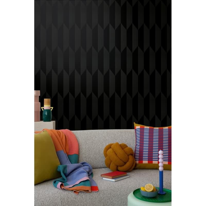 COSMOPOLITAN 3D Vliestapete Schwarz Metallic luxuriöse Designer Tapete fürs Wohnzimmer livingwalls (790868)