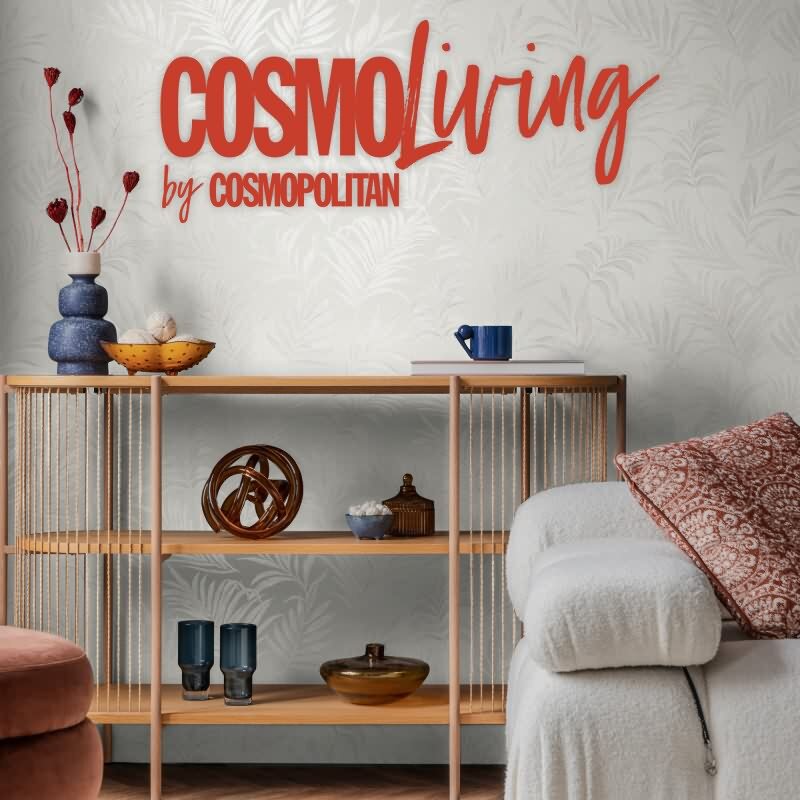 COSMOPOLITAN Vliestapete Blattmuster Creme Weiß florale Tapete für Esszimmer & Küche livingwalls (791081)