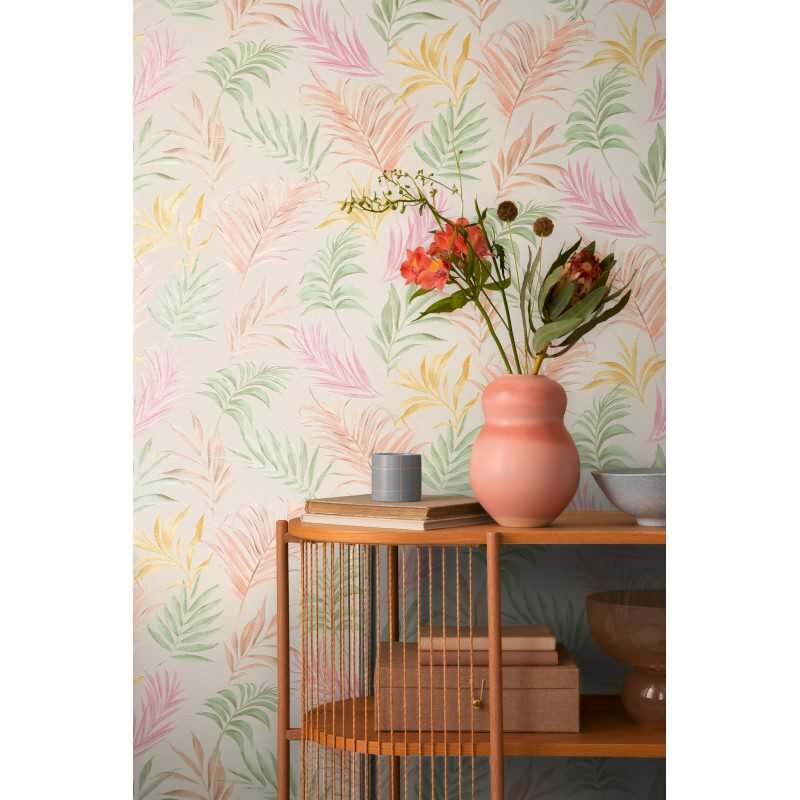 COSMOPOLITAN Vliestapete bunte Blätter florale Tapete für Küche & Schlafzimmer livingwalls (791083)