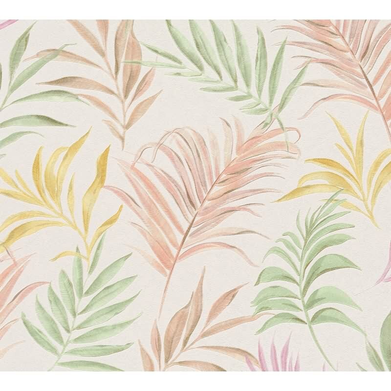 COSMOPOLITAN Vliestapete bunte Blätter florale Tapete für Küche & Schlafzimmer livingwalls (791083)