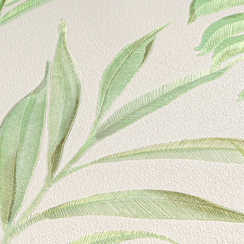 COSMOPOLITAN Vliestapete Blätter Grün Türkis Pastell tropische Tapete fürs Wohnzimmer livingwalls (791084)