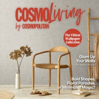 COSMOPOLITAN Vliestapete Grau moderne Designer Uni Tapete...