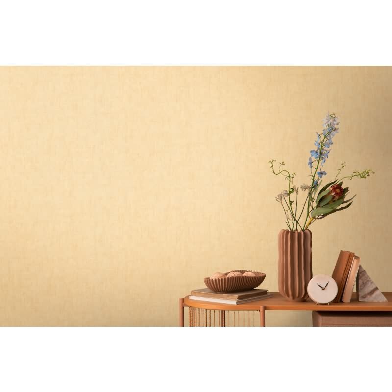 COSMOPOLITAN Vliestapete Gelb moderne einfarbige Uni Tapete für Küche & Esszimmer livingwalls (791095)