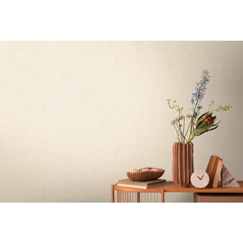 COSMOPOLITAN Vliestapete Creme Beige helle moderne Uni Tapete fürs Wohnzimmer livingwalls (791096)