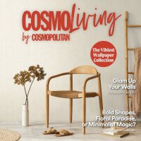 COSMOPOLITAN Vliestapete Creme Beige helle moderne Uni...