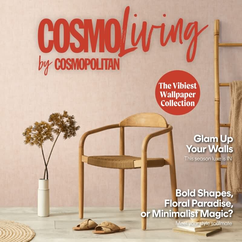 COSMOPOLITAN Vliestapete Apricot Rosa moderne Tapete für Schlaf- & Wohnzimmer livingwalls (791098)