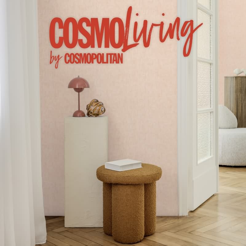 COSMOPOLITAN Vliestapete Apricot Rosa moderne Tapete für Schlaf- & Wohnzimmer livingwalls (791098)
