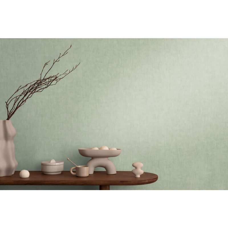 COSMOPOLITAN Vliestapete Salbeigrün moderne Tapete hellgrün für Wohn- & Küche livingwalls (791099)