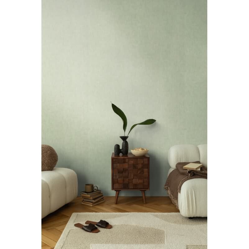 COSMOPOLITAN Vliestapete Salbeigrün moderne Tapete hellgrün für Wohn- & Küche livingwalls (791099)
