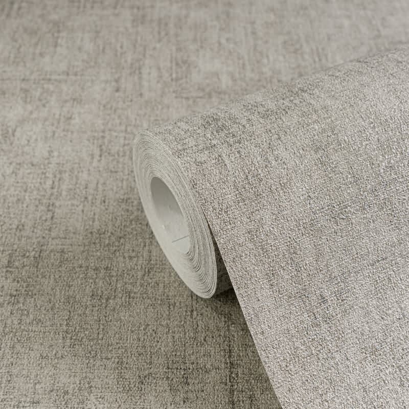 COSMOPOLITAN Vliestapete Taupe Grau moderne Uni Tapete für Schlafzimmer & Flur livingwalls (791104)