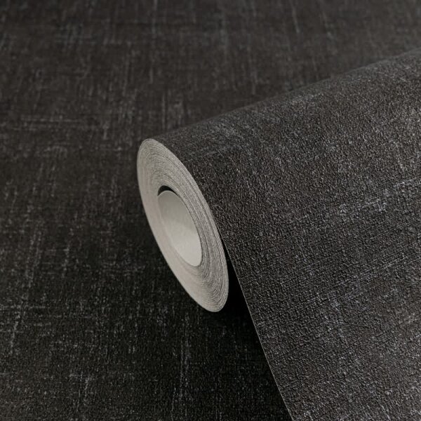 COSMOPOLITAN Vliestapete Schwarz edle Uni Tapete für Schlaf- & Wohnzimmer livingwalls (791105)