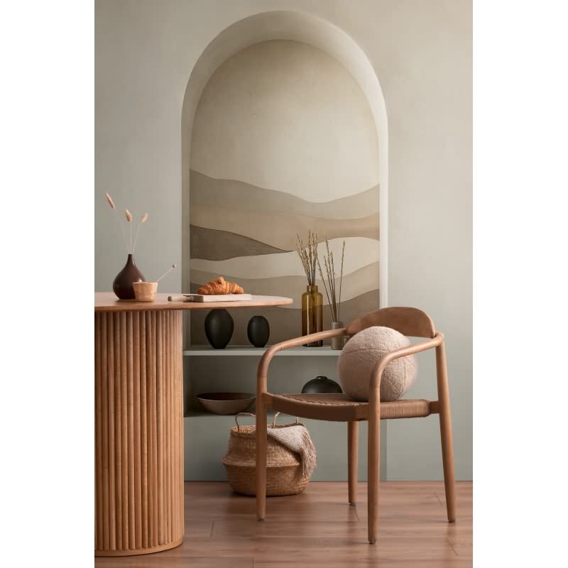 COSMOPOLITAN Fototapete 3D Nische Bögen Creme Beige Braun moderne Vliestapete livingwalls (791446)