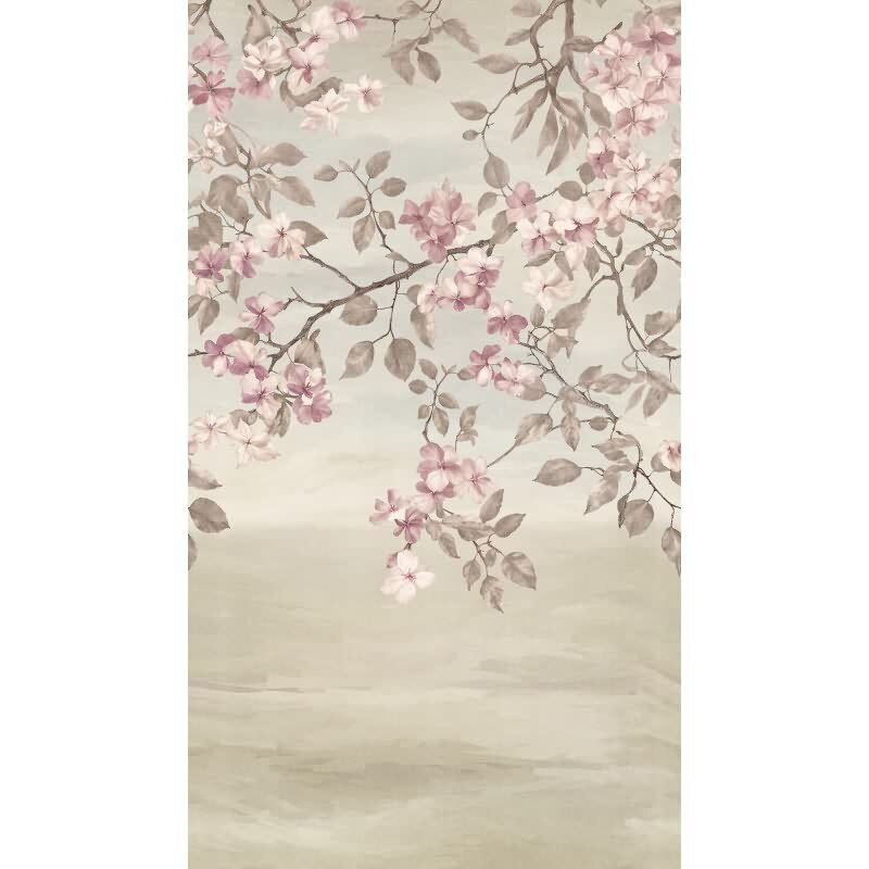 COSMOPOLITAN Fototapete Blüten Äste Rosa Beige romantische Vintage Vliestapete livingwalls (791448)