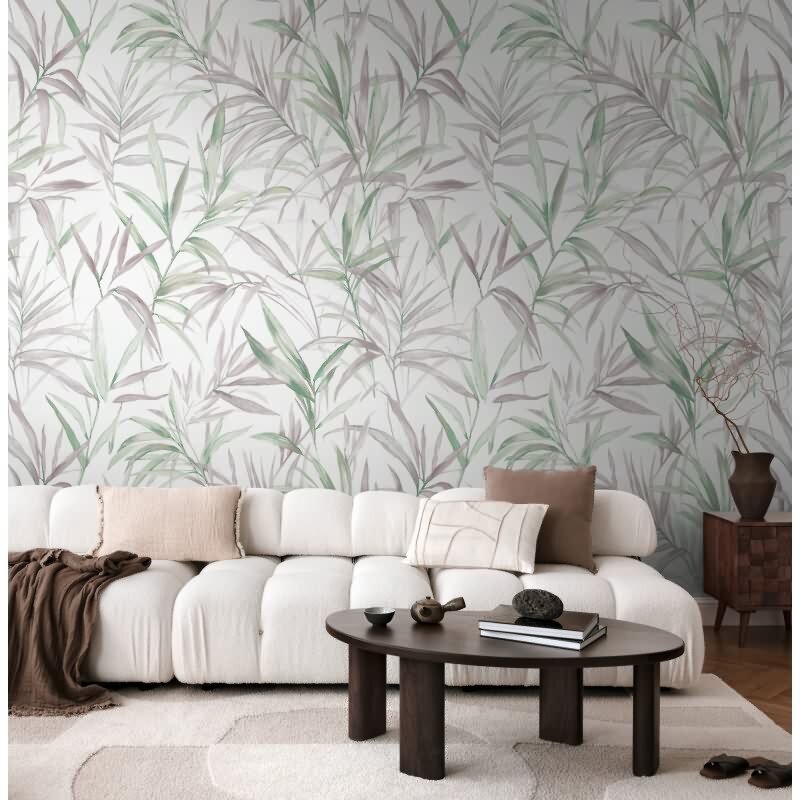 COSMOPOLITAN Fototapete Grüne Blätter moderne Vliestapete mit Naturmotiv Botanik livingwalls (791452)