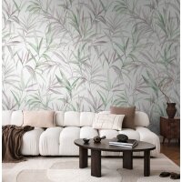 COSMOPOLITAN Fototapete Gr&uuml;ne Bl&auml;tter moderne...