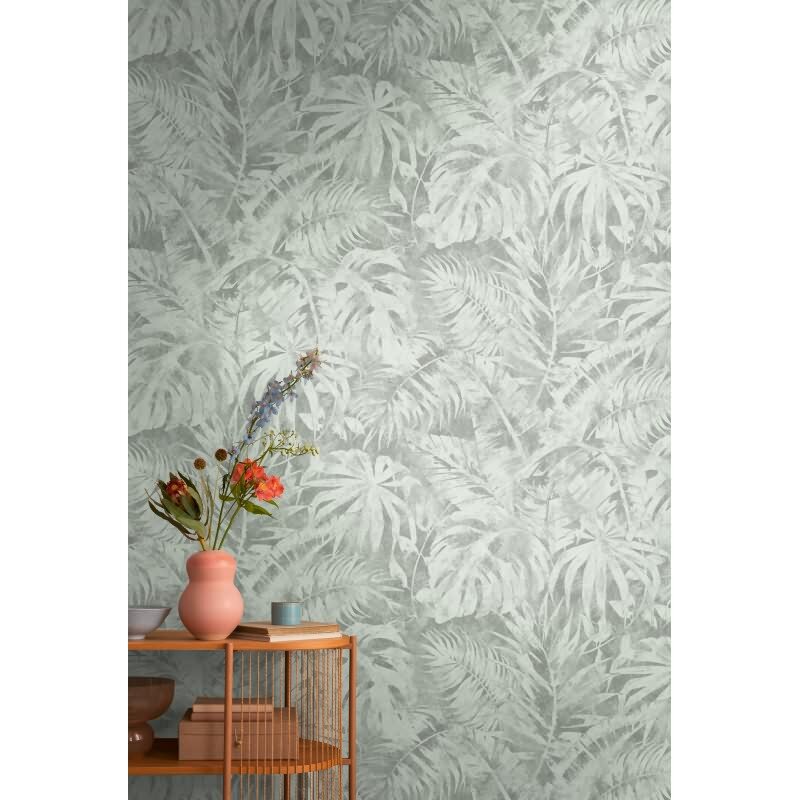 COSMOPOLITAN Fototapete Dschungel Blätter Grün Natur Vliestapete im Palmen Design livingwalls (791456)