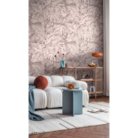 COSMOPOLITAN Fototapete Palmen-Bl&auml;tter Rosa Natur...