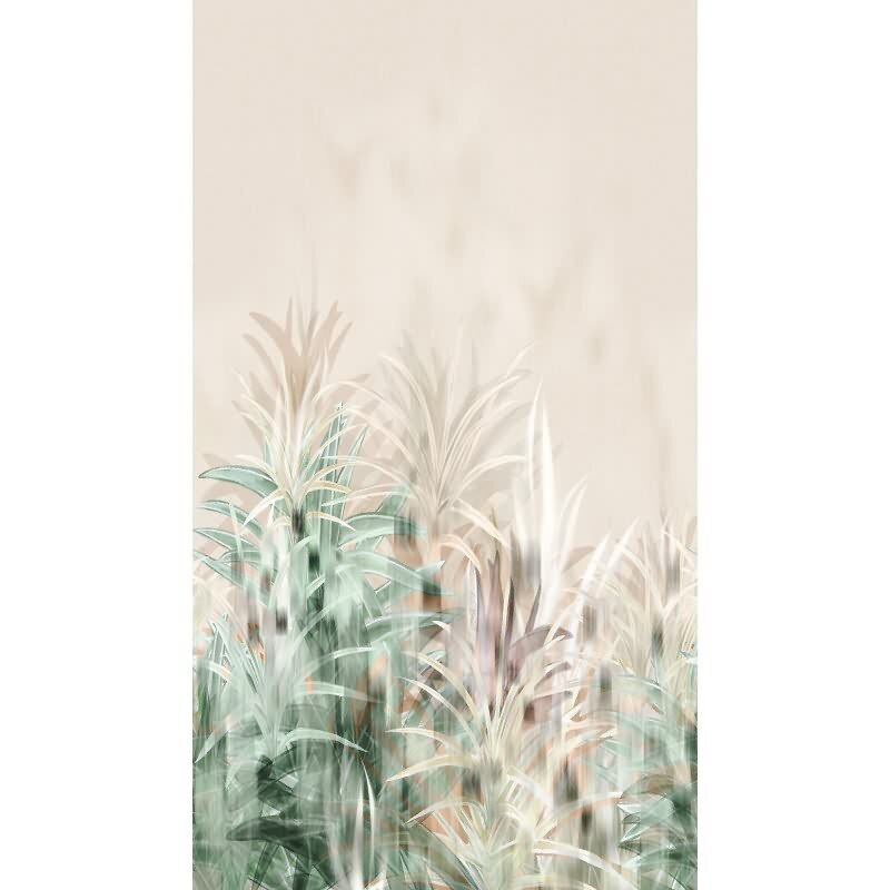 COSMOPOLITAN Fototapete Dschungel Blätter Beige Grün moderne Vliestapete livingwalls (791459)