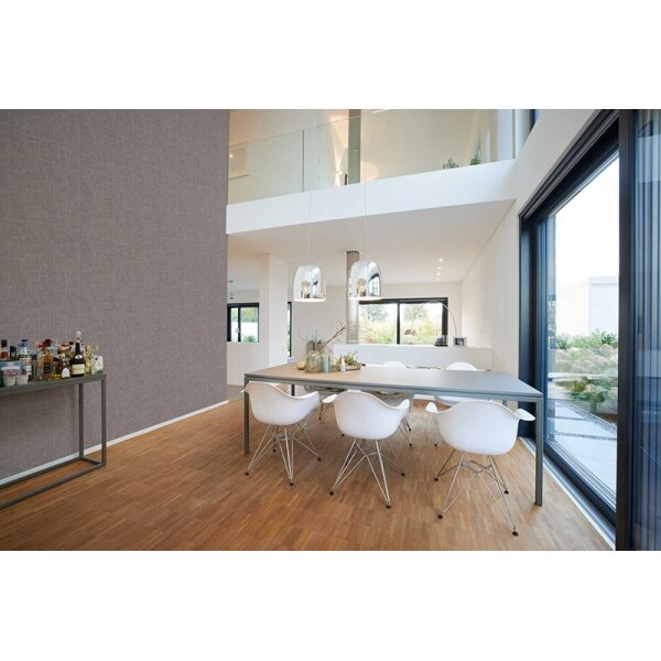 Tapete Grau, Silber, Rosa, Rose livingwalls Vliestapete (386991)