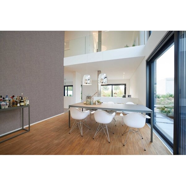 Tapete Grau, Silber, Rosa, Rose livingwalls Vliestapete (386991)